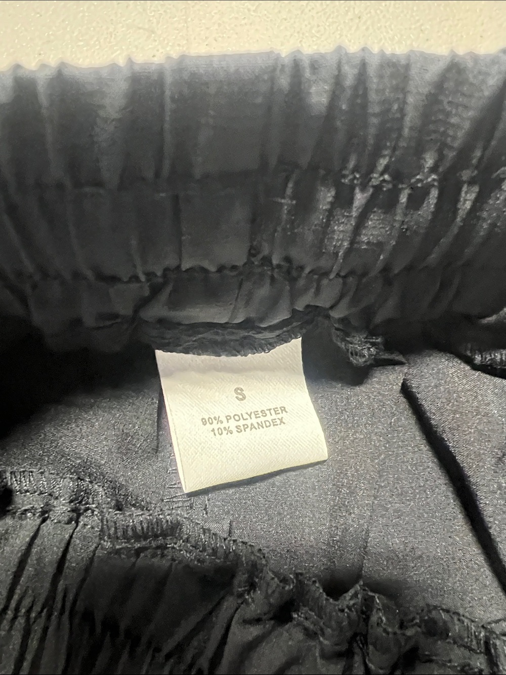 Black Cargo Jogger Pants - Utility Pockets & Drawstring Waist - Picture 2 of 2